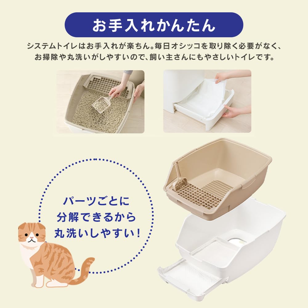 猫　システムトイレセット Amazon | アイリスオーヤマ ラクリーン システムトイレスターター