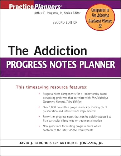 The Addiction Progress Notes Planner (PracticeP... 0471732532 Book Cover