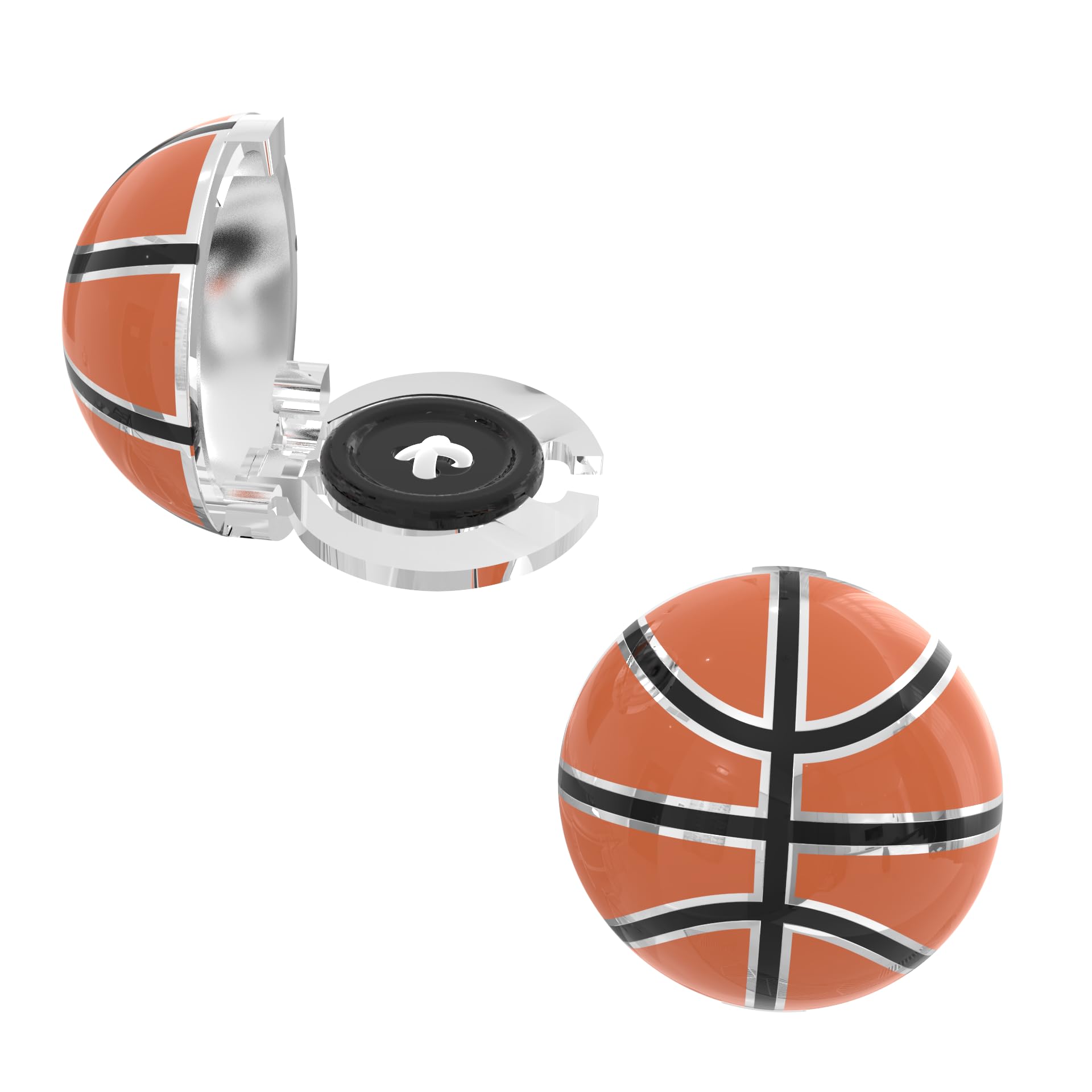 – Snap-on Shirt Button Cover Cufflinks Set for Men - Basketball Style-image-16