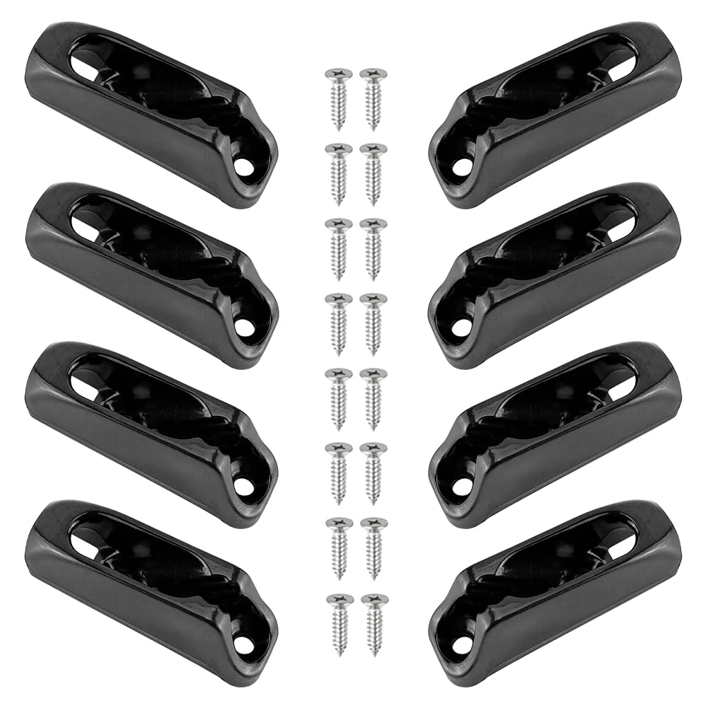 Amazon.com : brandname Wwxuanke 8Pcs Rope Cleat Black Nylon Jam