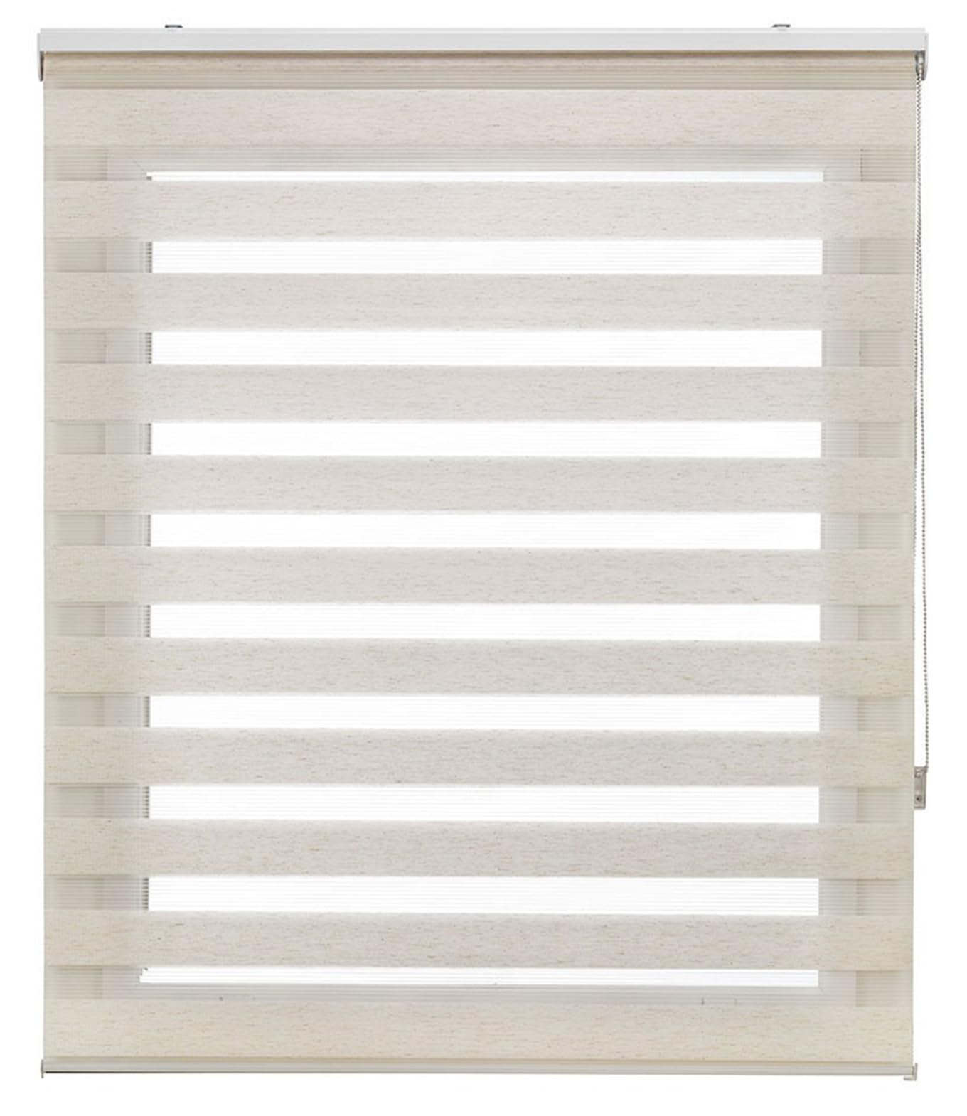 Estoralis Vera Estor Enrollable Doble Tejido, Noche y día, Crudo, 145 x 175 cm