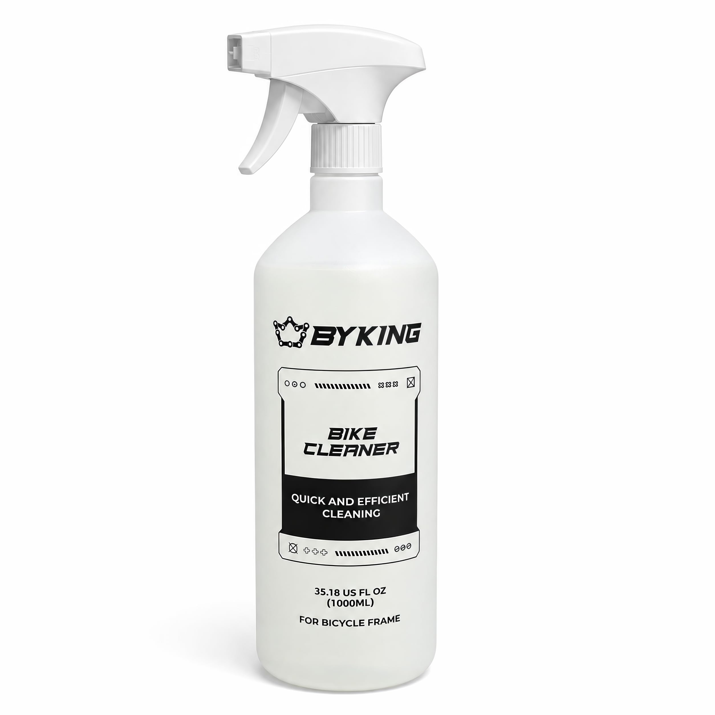 BYKING Bike Cleaner, Biodegradable Bicycle Cleaning Spray (1 Litre)