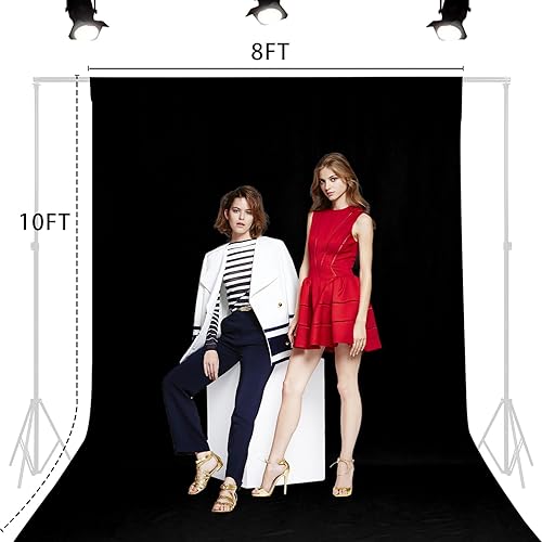 Miniatura 4 de TRLYC Telón de fondo rosa  Fondo de 8.5 x 10 pies para fotografía de cabina de fotos, telón de fondo para sesión de fotos, fotografía, fondo de