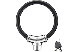 ROCKBROS Anti-Theft Bicycle Wheel Lock (Black)