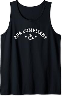 ADA Compliant Accessibility Disabilities Handicapped Rights Tank Top