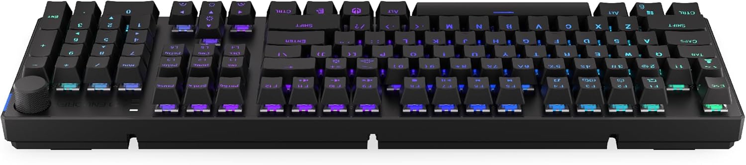 זייַט view of ENDORFY Thock keyboard showing USB-C port