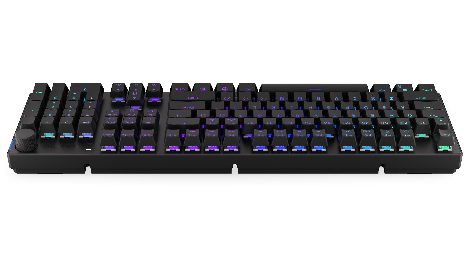 ENDORFY Thock Wireless Red, tastiera meccanica full size, QWERTY, switch Kailh Red, RGB, keycaps in PBT, EY5A079