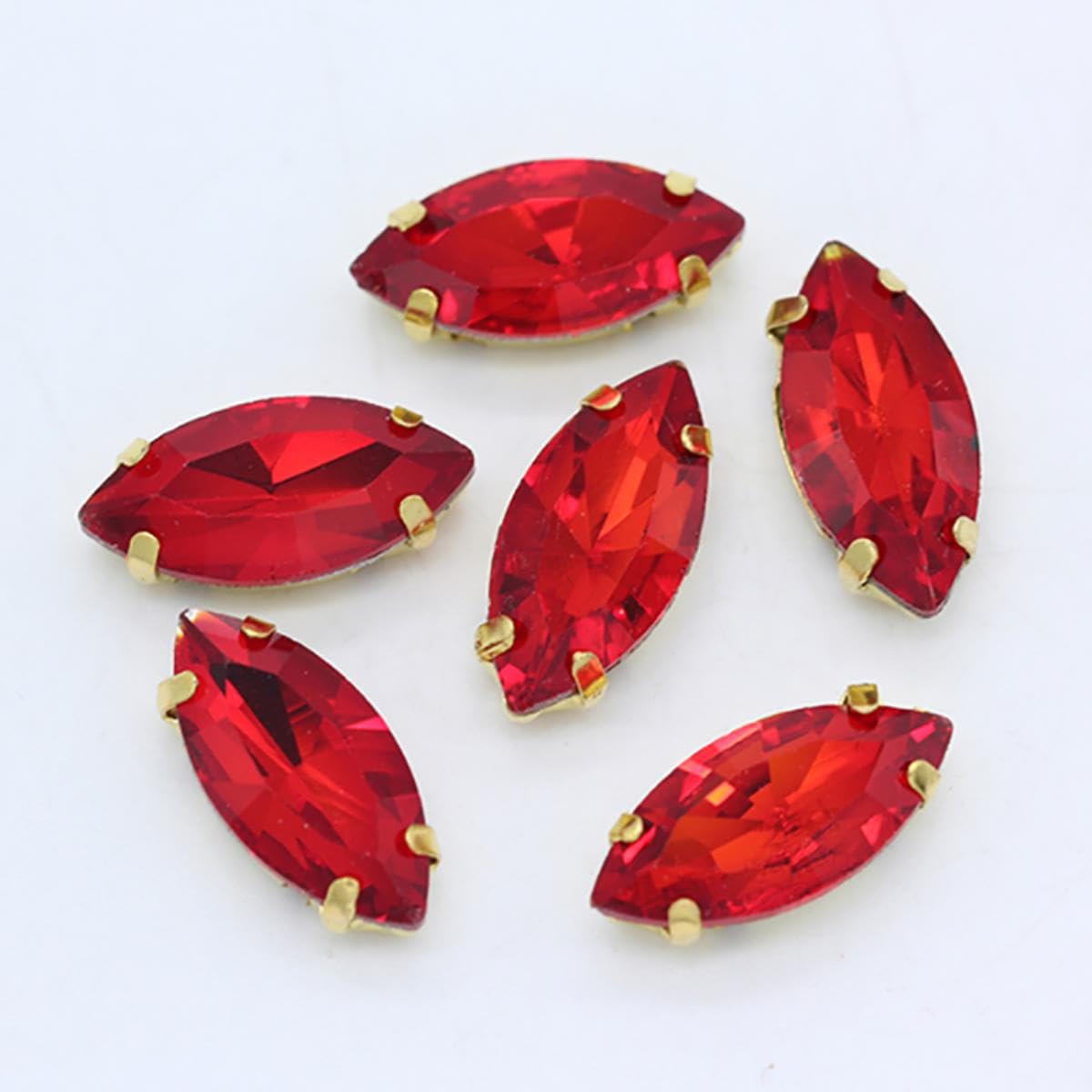 PATIKIL Gioielli Marquise, 300 Pz 8x4mm Strass In Acrilico A Piatto