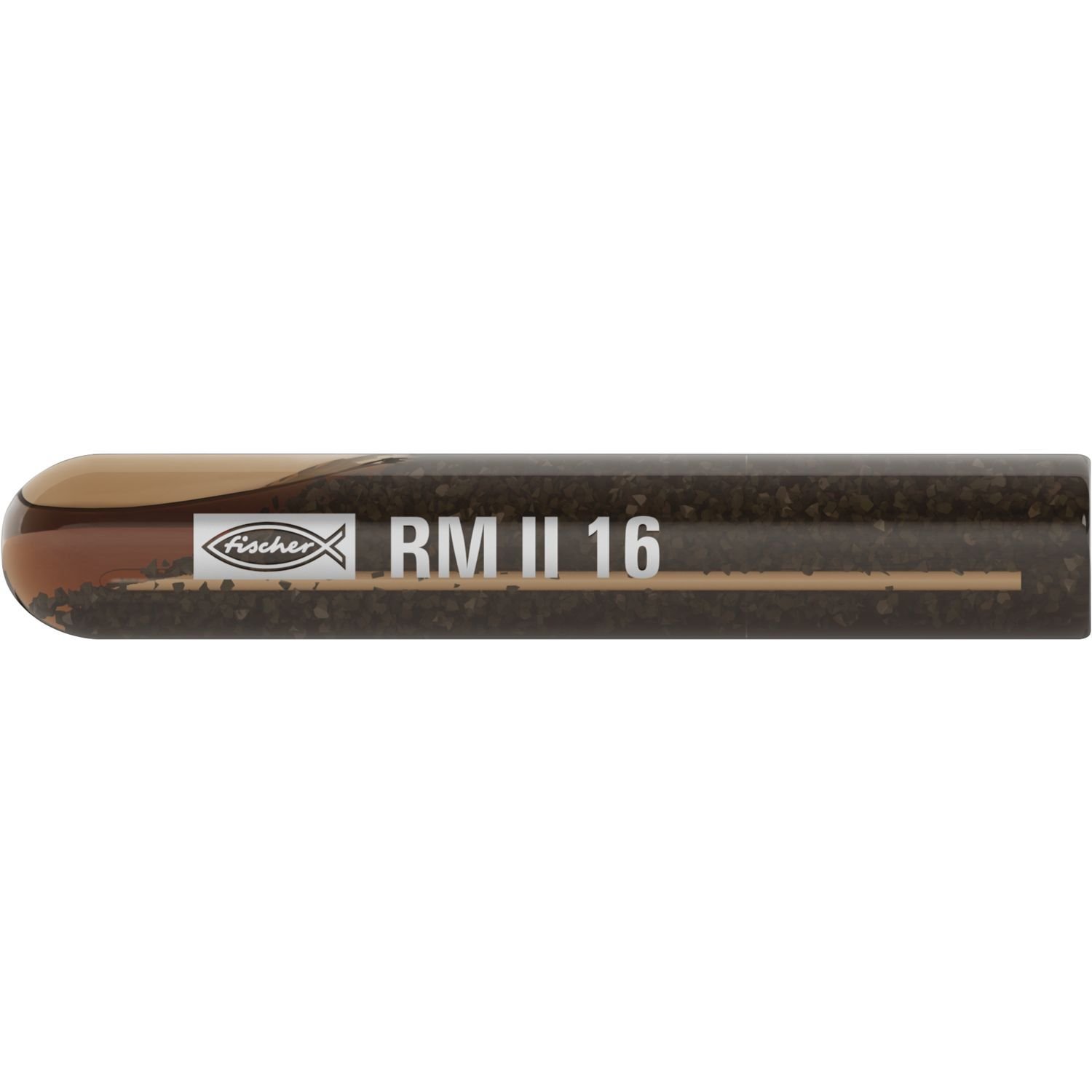 Fischer 10 x Fiale Ancorante Chimico RM II 16, Resina Chimica in Fiala di Vetro Pre-dosata per Calcestruzzo Fessurato, non Richiede Pulizia del Foro, 539800