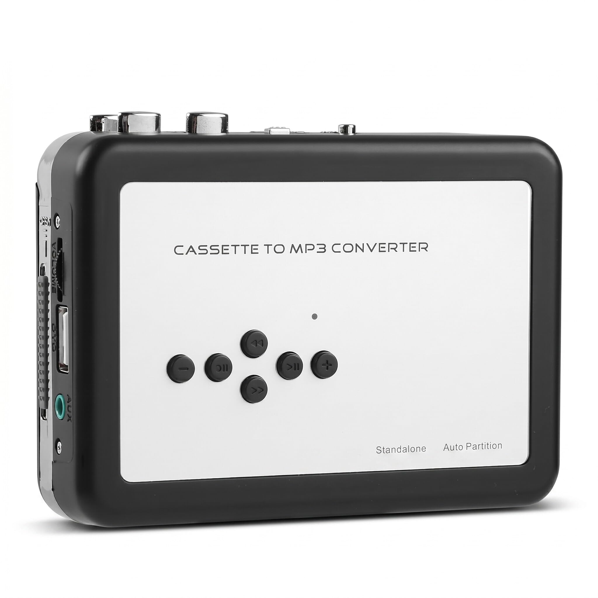 Topiky Convertidor de Cinta de Cassette a MP3 Unidad Flash USB Capture Audio Reproductor de música, Soporte de batería y USB Alimentado