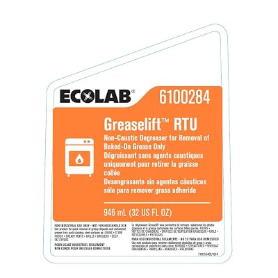 Ecolab Greaselift RTU Non-Caustic Degreaser - 32 FL OZ Spray Bottle