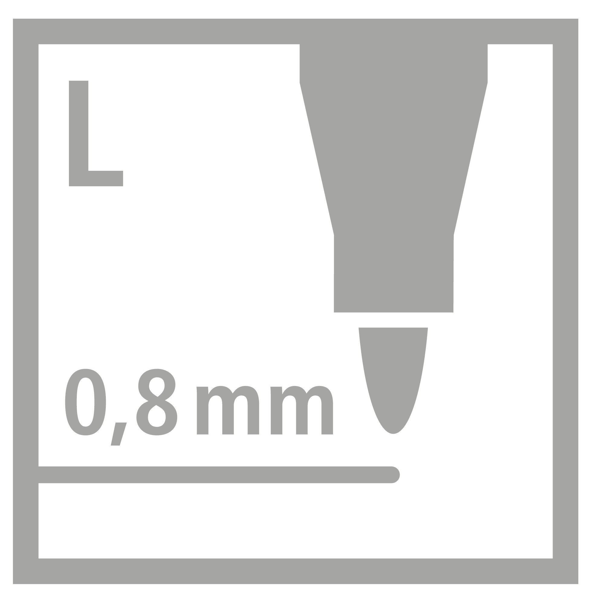 STABILO 6088/48-1 Lot de 6 stylos à pointe Couleurs assorties