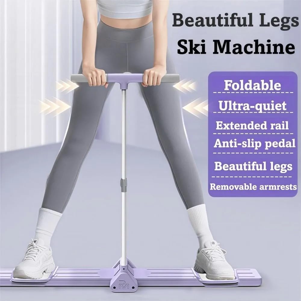 Tavola Reformer per Pilates con Fasce di Resistenza – Macchina Pilates Portatile, Allenamento Completo del Corpo per Casa, Rafforzamento del Core, Tonificazione dei Glutei e delle Gambe,