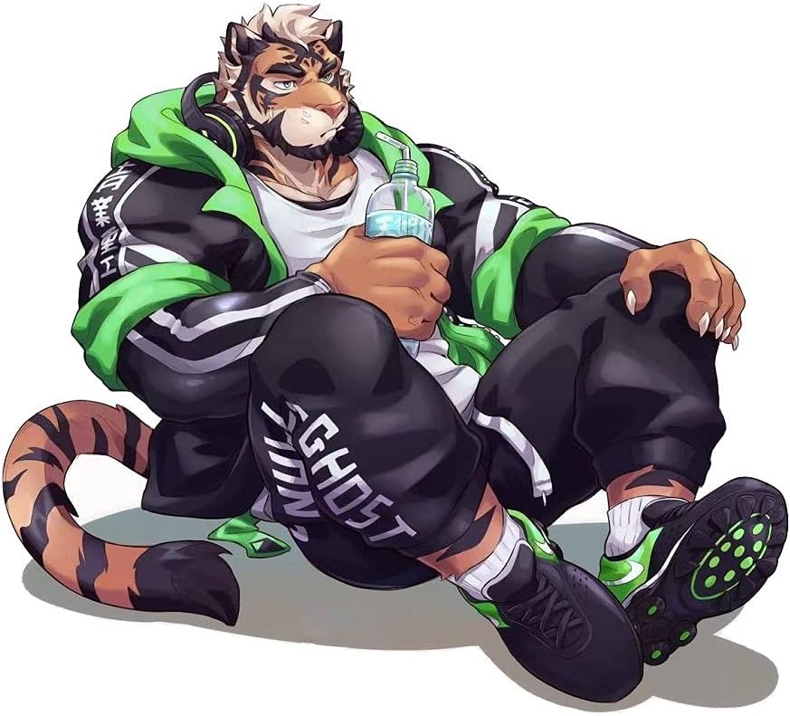 かわいいアニメorc Tiger車のステッカーデカールの装飾防水オートバイオフロードラップトップトランクギターpvcビニールパーソナリティ15cm 車の ステッカー Color Name 2 Size cm Cafe Du Jardin Com