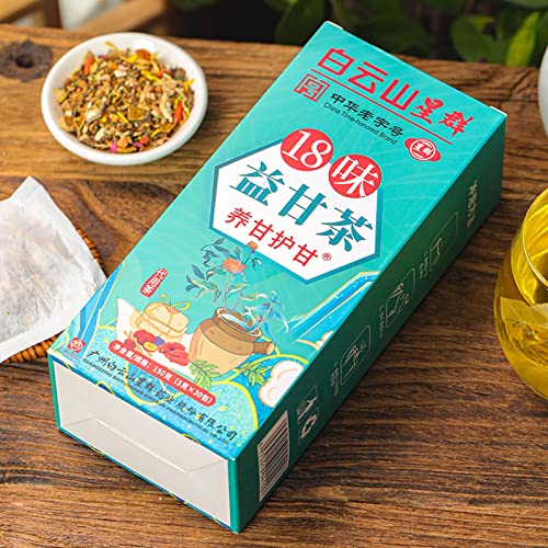 18 Flavors Of Liver Protection Tea,Nourish The Liver And Protect The Liver, Chinese Nourishing Liver Tea, Health Preserving Tea, For All People(30 Bags) #TOP3