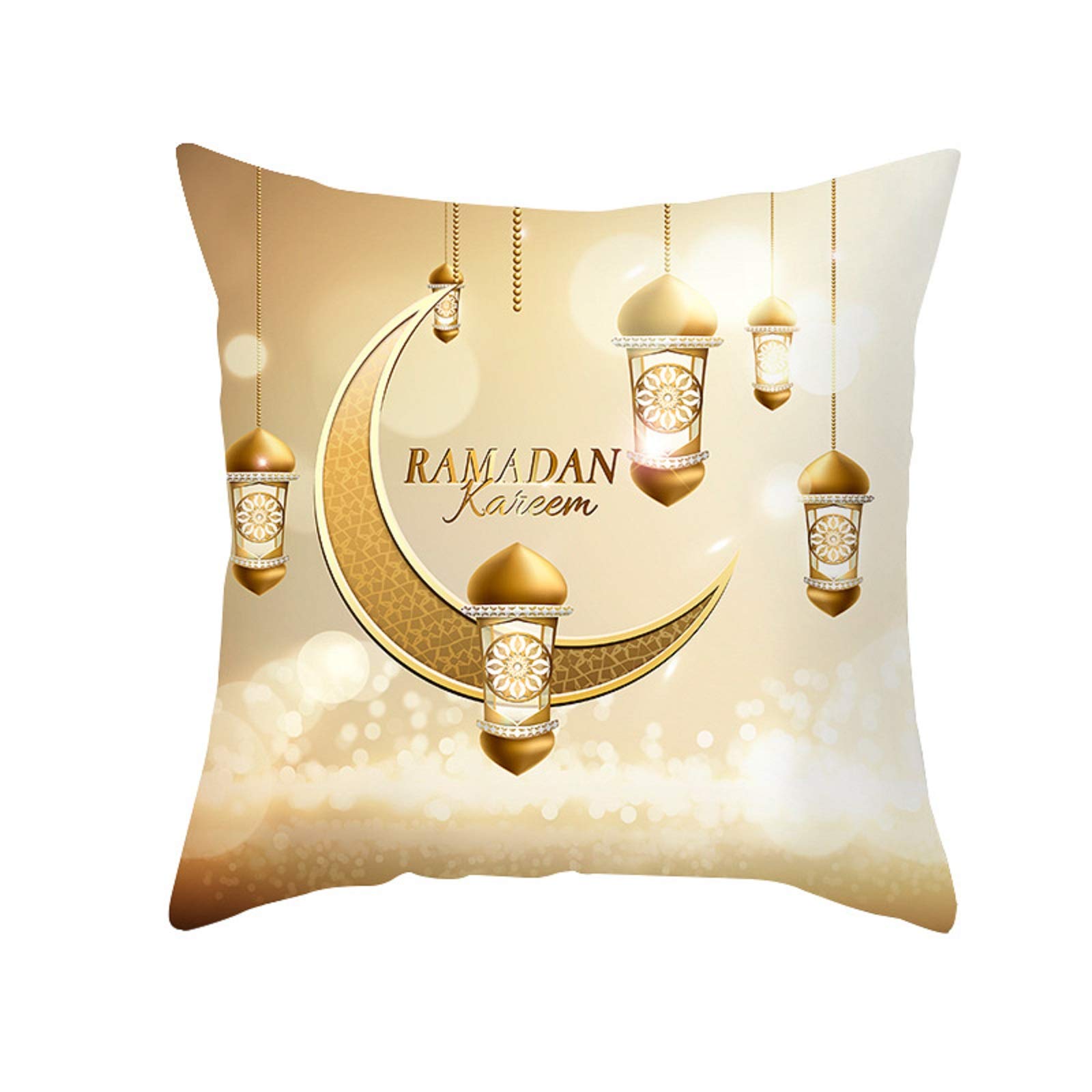 JOKILY Ramadan kussenhoezen, 4 stuks, decoratieve