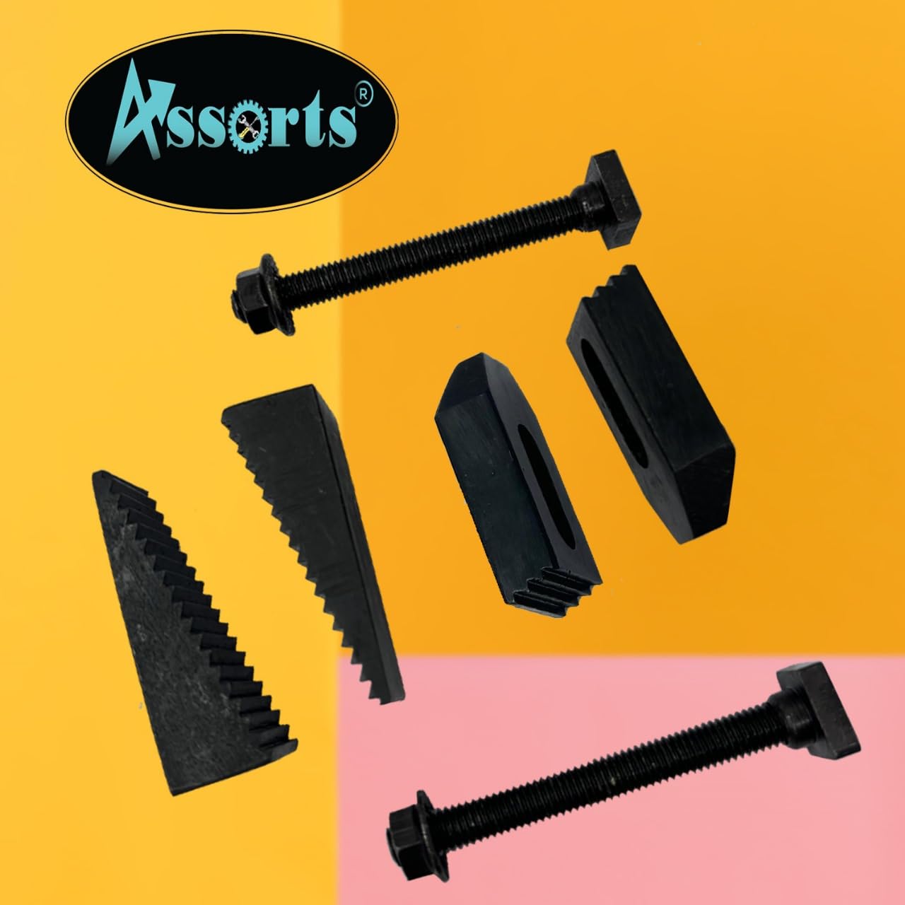 Juego de abrazaderas M8 (8 mm) para fresadora de mesa giratoria HV4/HV6