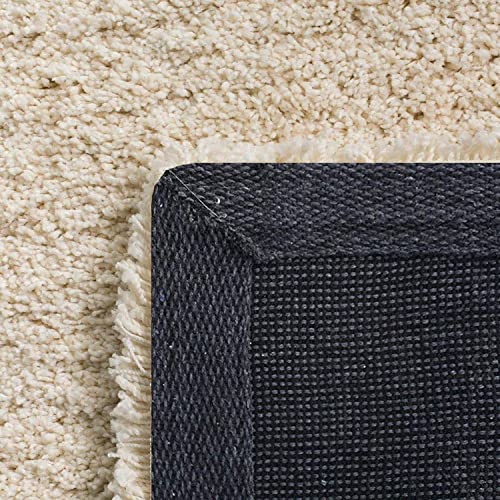 Image of SAGON Anti-Skid Shaggy Carpet Rug for Home | Ultra-Soft Plush Floor Mat for Living Room & Bedroom | Non-Slip, High-Density, Cozy Luxury Decor| 2 x 3 Feet Ivory