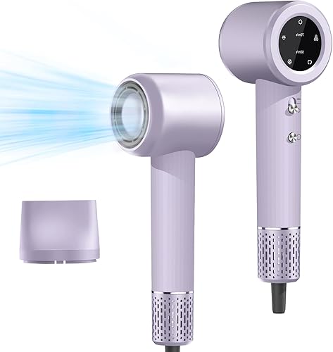 Secador de pelo, secador de pelo profesional de alta velocidad para secado rápido, potente secador de pelo de 1400 W, 3 temperaturas2 velocidades,