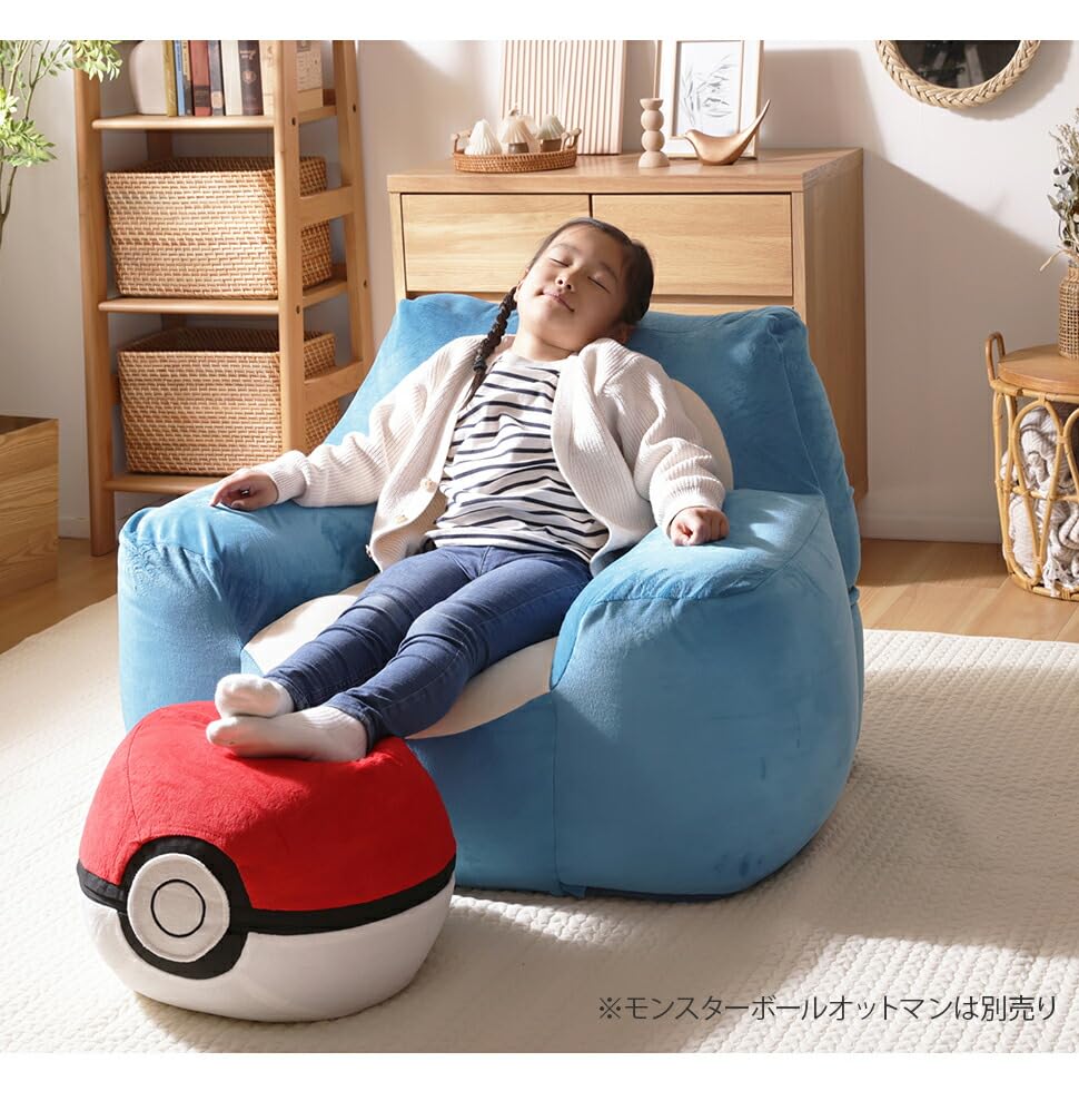 Amazon｜セルタン ビーズソファー 1人掛け ポケモン カバーが洗える 