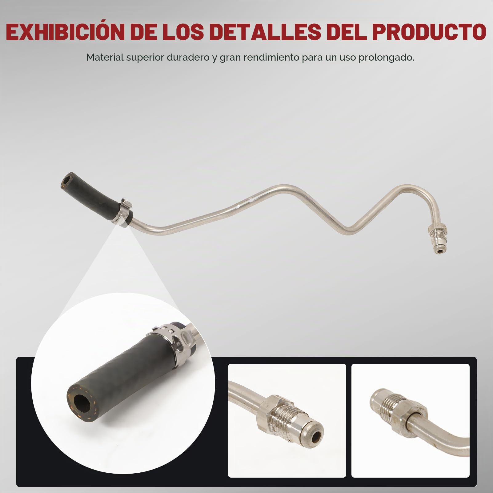 KASturbo 223211870R Tubo de escape con R-enault Captur I, Clio IV, Duster, Fluence, Kadjar, Kangoo, Symbol, Thalia III, Talisman 1.5 dCi Sustituye a 223216385R