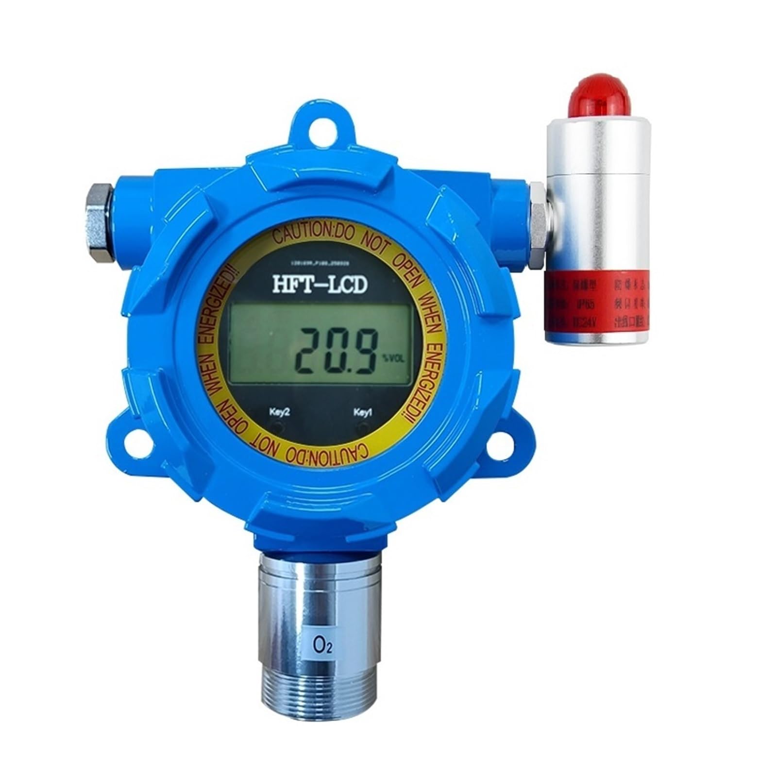 JVDDI Oil And Gas Industry Use Two Wires H2S Hydrogen Sulfade Gas Detector