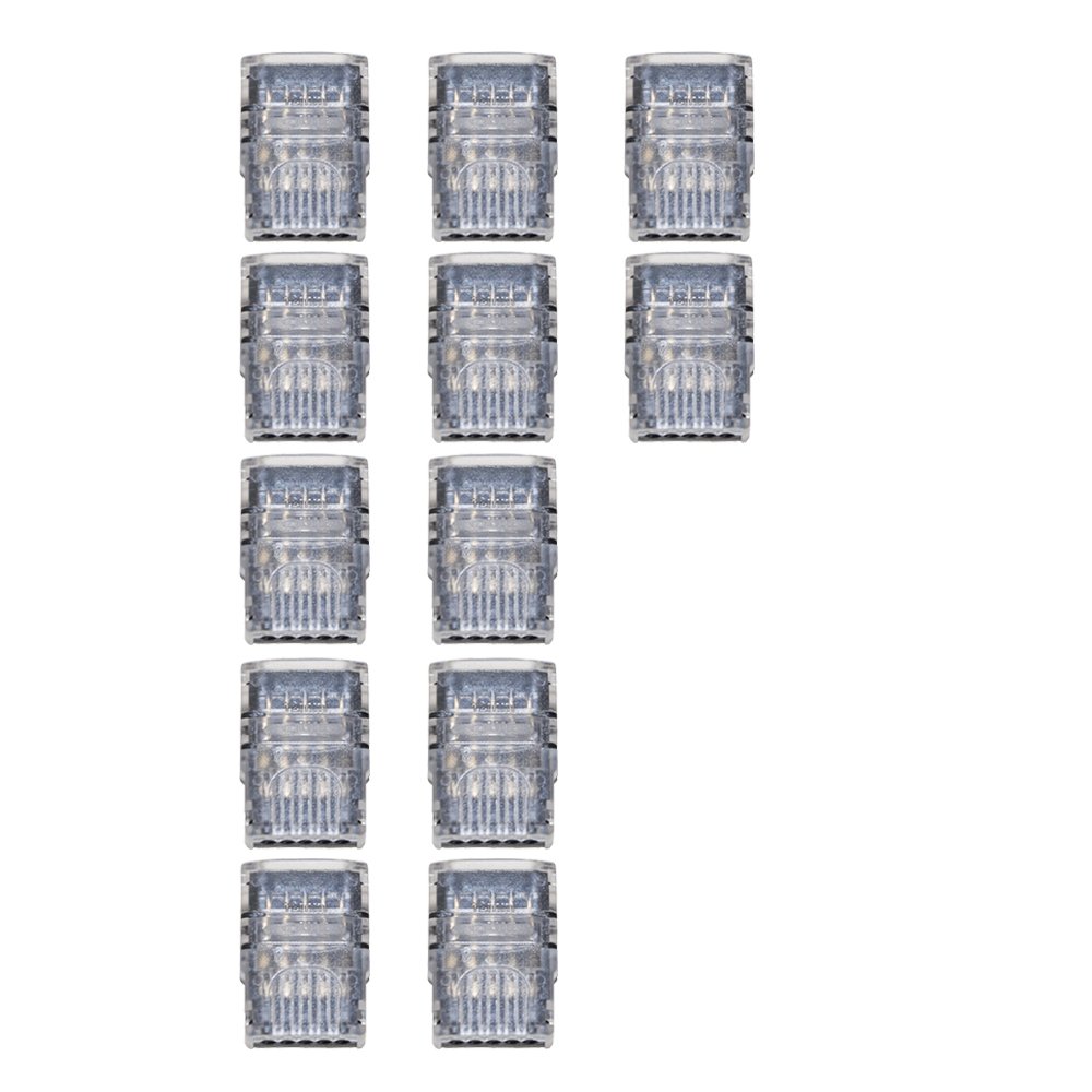 GRIVER 5-Pin LED Connector for 12MM Wide Non-Waterproof RGBW LED Strip Light- Strip to Wire Quick Connection