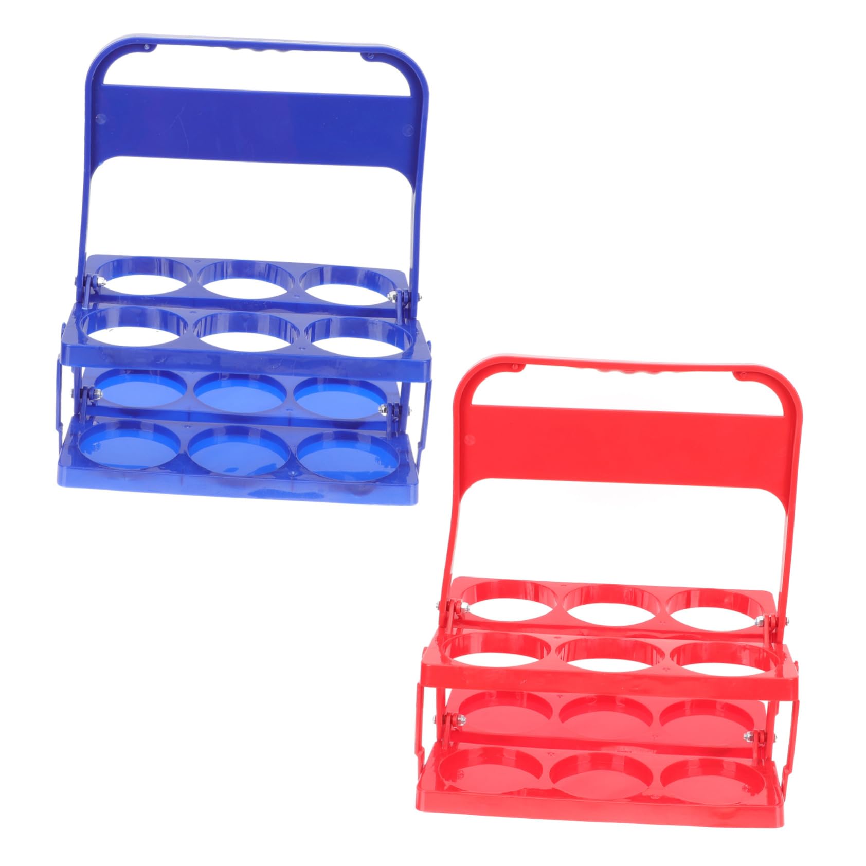 COLLBATH Beer Bottle Carrier Wine Storage Rack Removable Drink Holder Foldable Bottle Rack for Bar Accessory