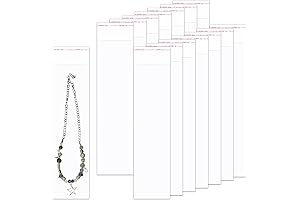 100-Piece Clear Cello Bags Self Sealing 3 x 12" Extra Thick