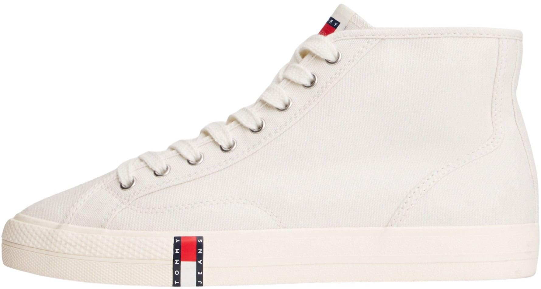 Tommy Jeans Women's Archive Y2K Mid Cut EN0EN03034 Top, White (Ivory), 7.5 UK