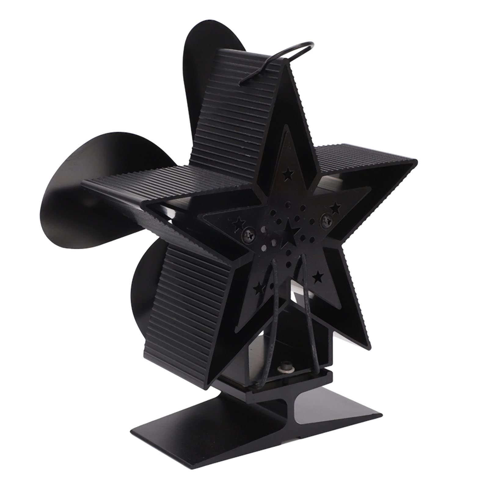 ViaGasaFamido Ventilatore Termico per Stufa a Legna, 4 Pale,