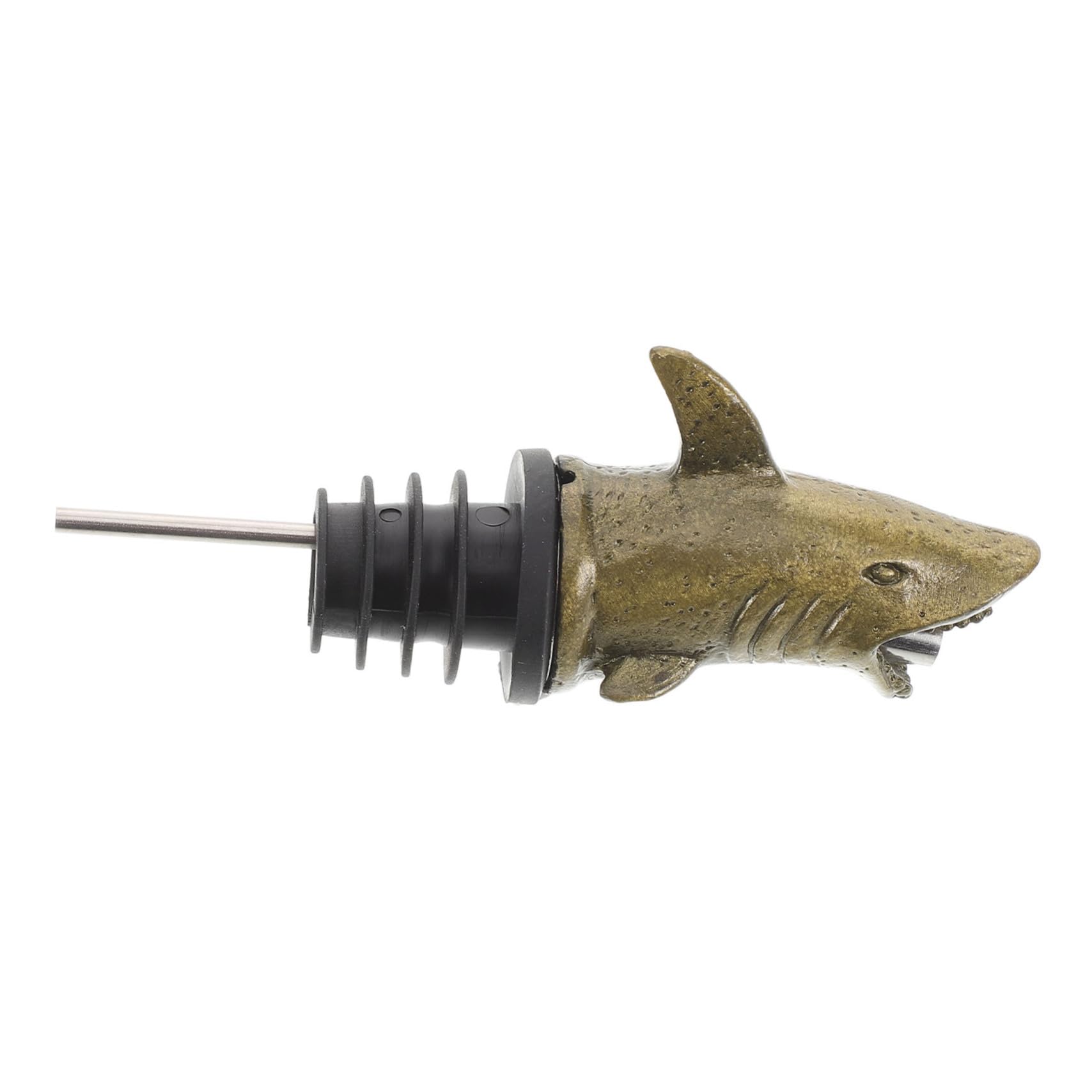 Alipis Stylish Shark Shaped Alloy Wine Spout for Home and Business Events and Design Unique Animal Wine Accessory for Bartending