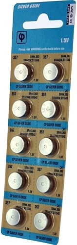 10pk Vinnic Tamaño SR44SW SR44357303de óxido de plata Pilas de reloj