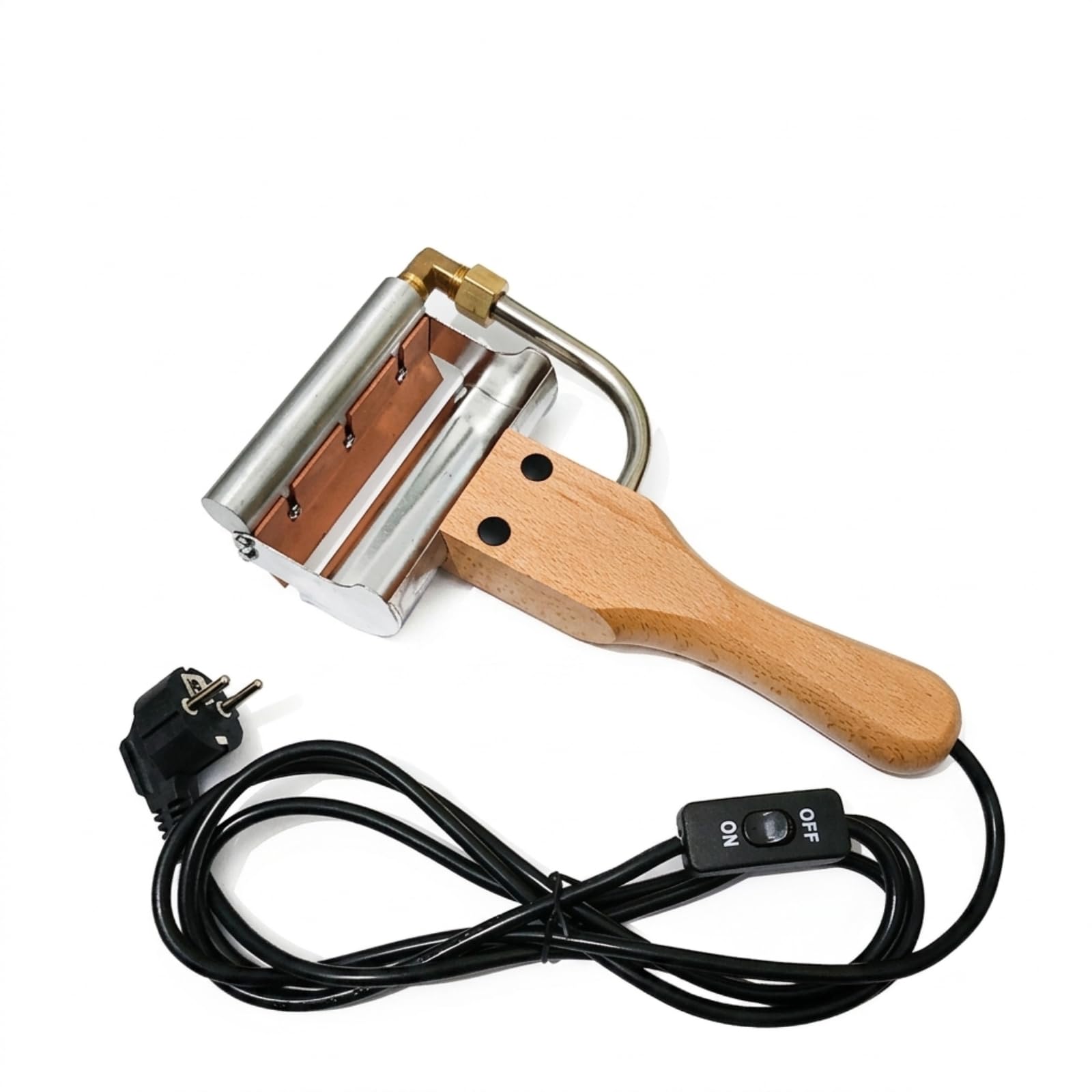 Qianly Utensile Disopercolatore Termico Utensile con Manico in Legno Professionale Raschietto per Apicoltori, Produttori Del, Smielatura, Apicoltura