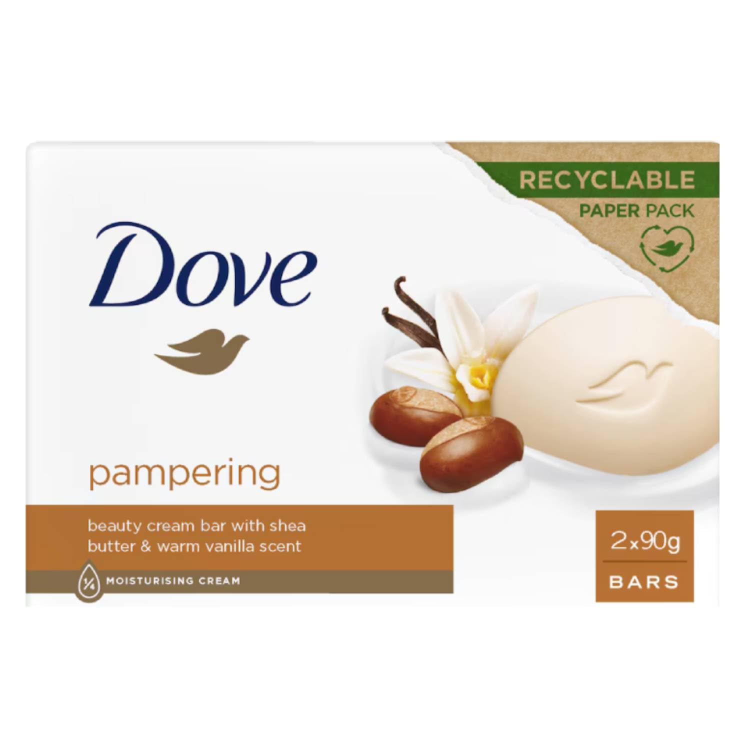 Dove Beauty Bar Pampering 2x 90 g