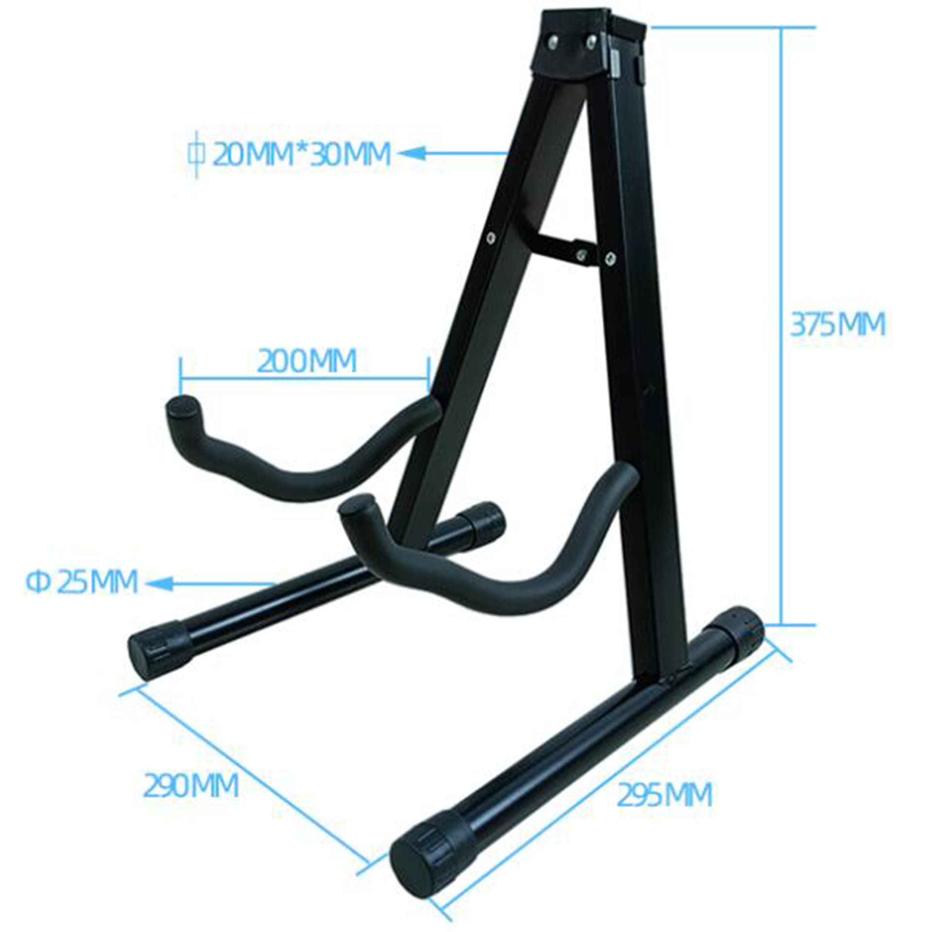 Guitar Cello Stand, Typ A Foldsable Gitarrenständer Stabiler tragbarer universeller Metallständer für Geigen -Cello -Gitarre Elektrobasse