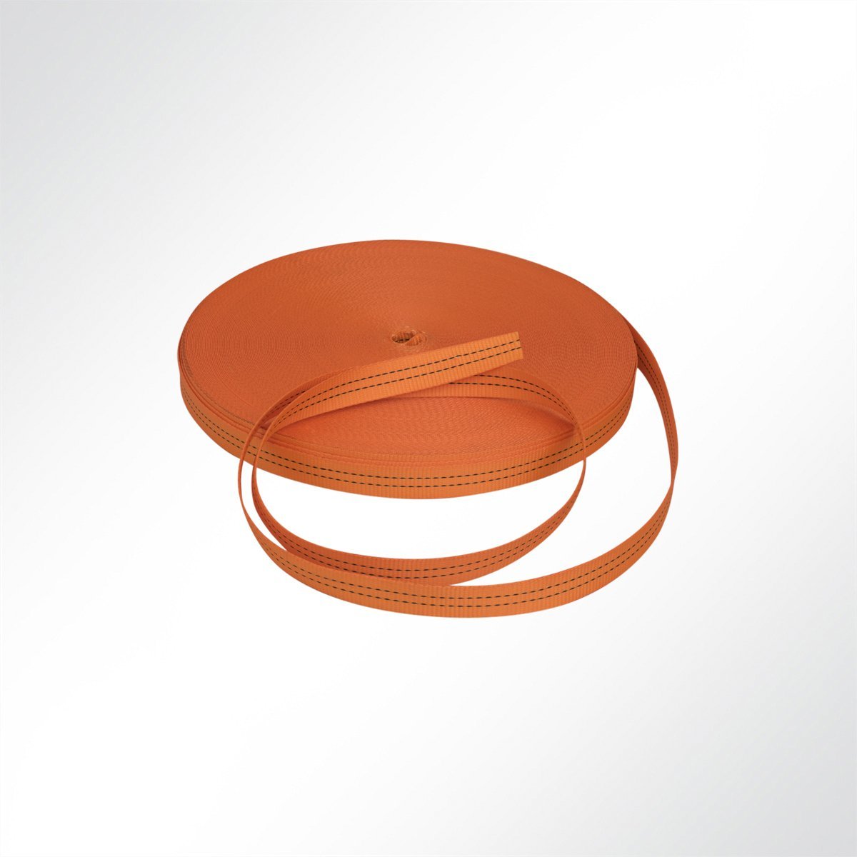Gurtband Polyester (PES) Breite 35mm Stärke 2mm orange 3200kg VE 12m