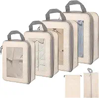 Conjunto de 6 cubos de compressão, Organizador de Mala, Organizador de Malas para Viagem, Organizador Mala, Organizadores de Mala, Kit Organizador de Mala