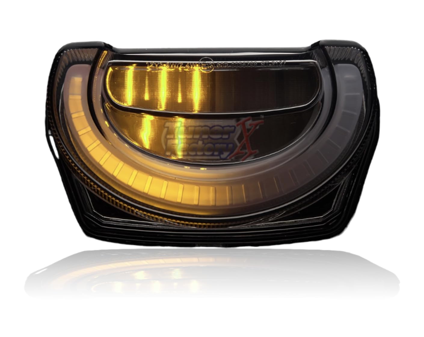 Generic FOR HONDA FIT CB1000R Left and Right Turns 2018 2019 2020 2021 2022 2023 2024 LED POWERGRID TAILLIGHT SMOKE e-approved REAR Waterproof, 000030137S