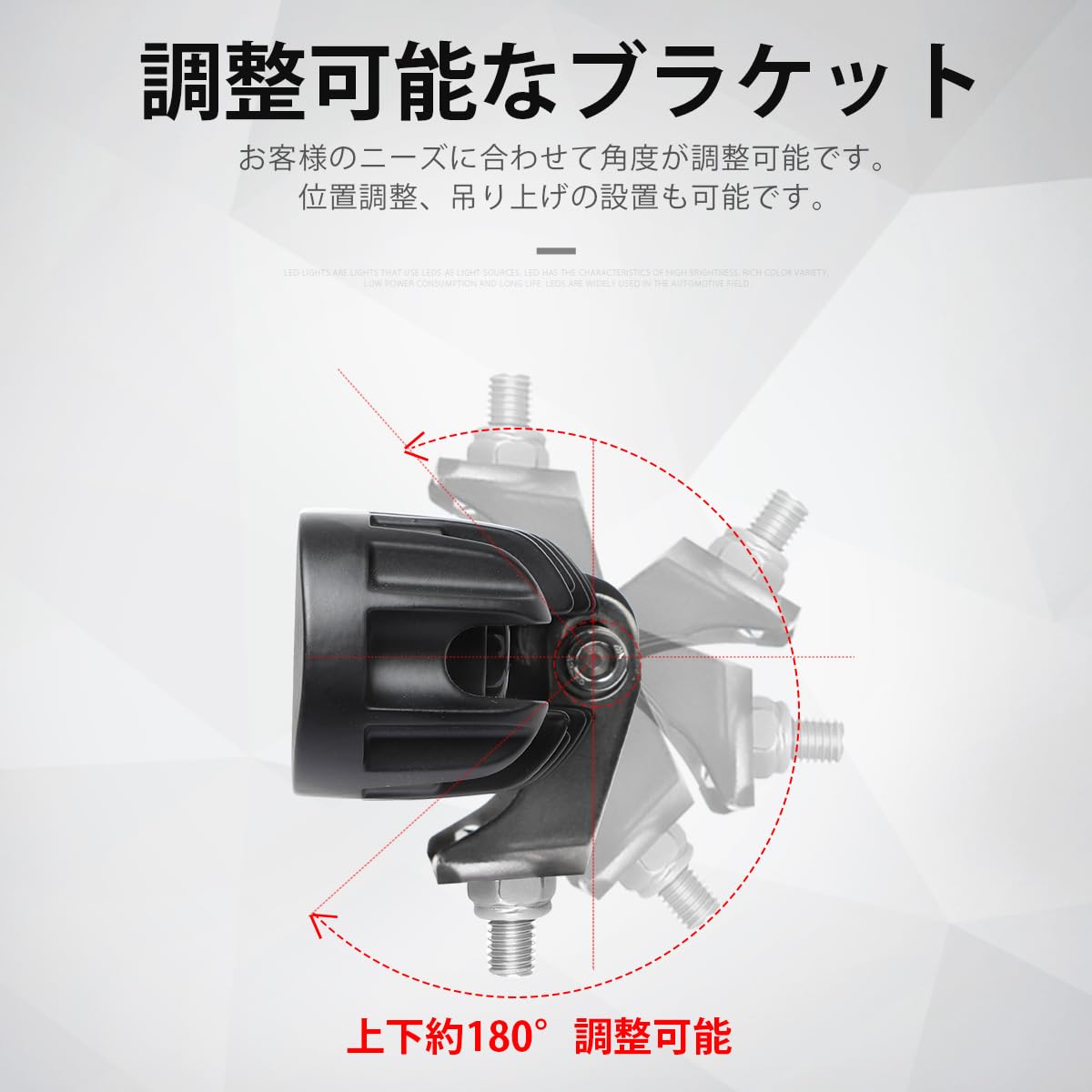 Amazon.co.jp: LED作業灯 投光器 ワークライト コンパクト 小型 ミニ