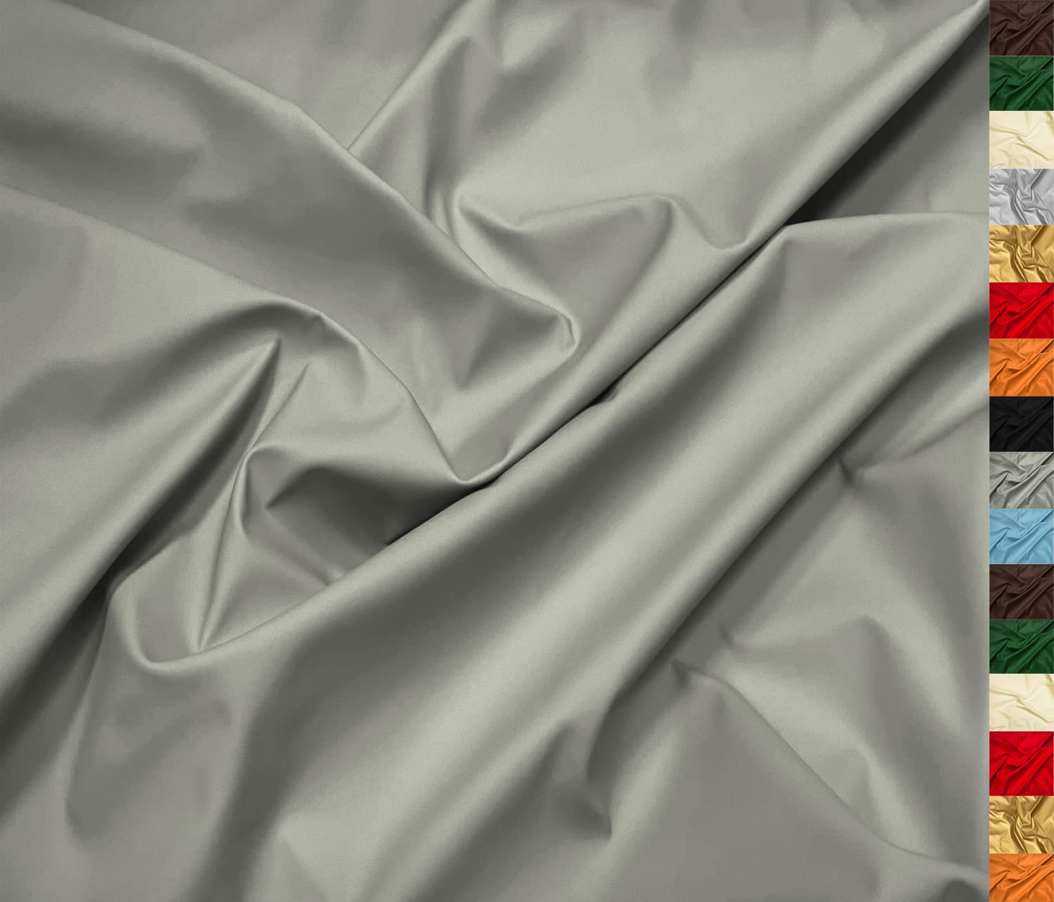 A-Express Soft Faux Leather Fabric Spandex Stretch Smooth Matt Matte Leatherette Vinyl Material 140cm 55" Wide 230gsm One Way Stretch Sold Per Meter