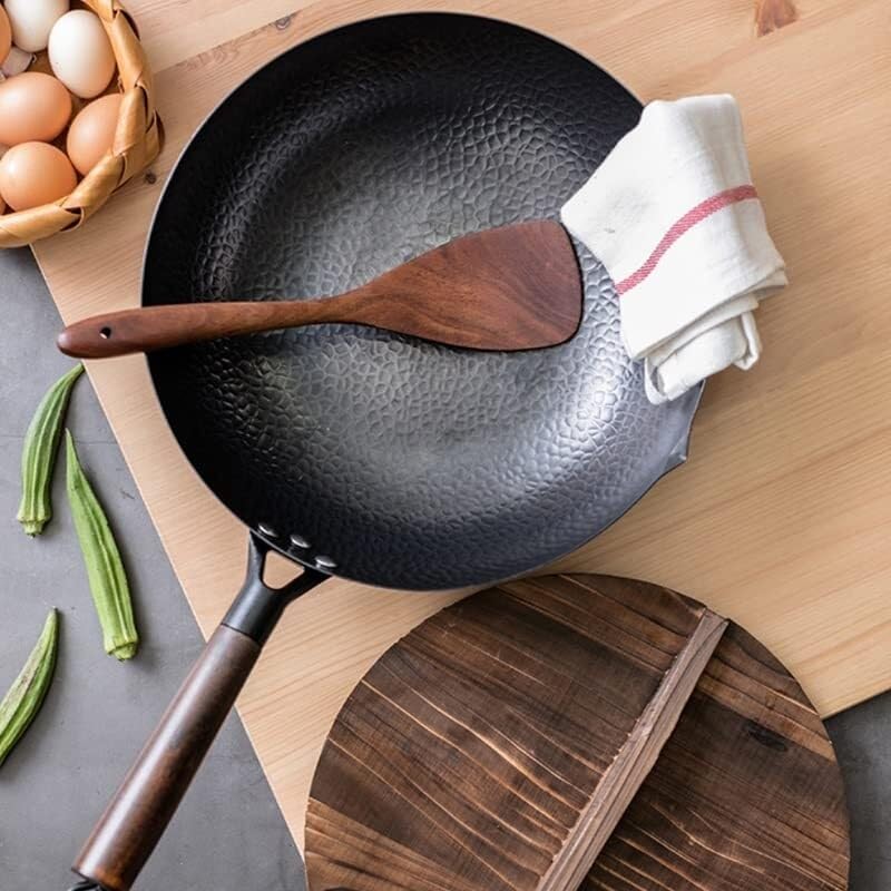 Wok de hierro fundido hecho a mano, 32 cm miniatura 5