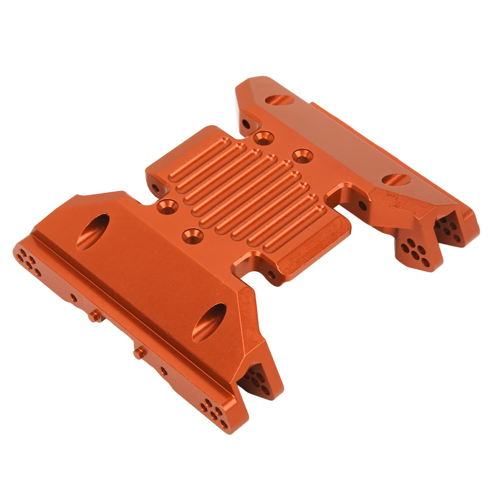 RC skrzynia biegów samochodu płyta czarna anodowana obróbka CNC stop aluminium łatwe do wymiany akcesoria RC dla SCX6 na 1/6 (Orange)