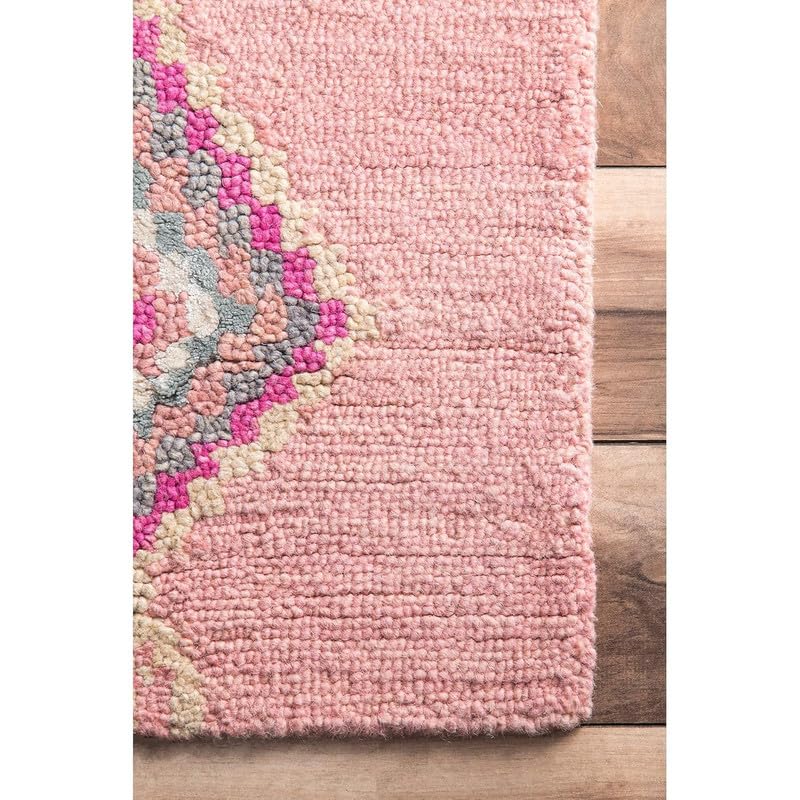 Image of OLEFIN Handmade Thick Woolen Anti Slip Carpet and Rugs for Living Room Bedroom Hall Dinning Room Kids Room