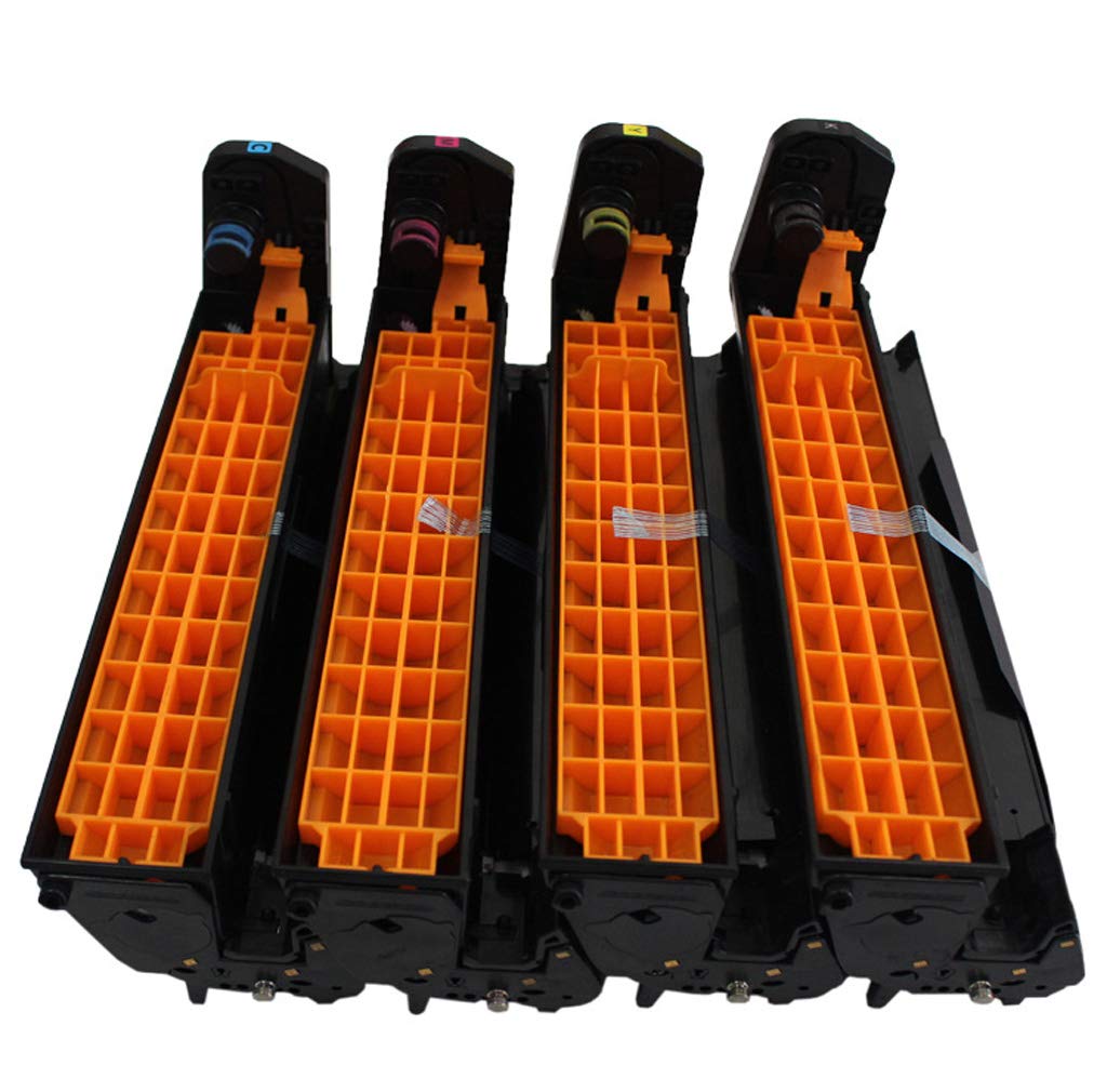 Compatible avec OKI C711DN C710DN C710dtn C710cdtn Cartouche de Toner Imprimante Tambour Porte-Tambour Kit de Tambour 43913808 43913807 43913806 43913805 4 Couleurs en Option,4colors