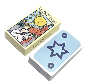 Amazon.co.jp: ラッキータロットカード おとぼけ顔のイラスト