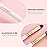 Docolor Eyebrow Brush Duo Eyebrow Spoolie 3Pcs Professional Angled Eye Brow Brush Perfect for Lining and Shaping Brows, Spoolie for Brows or Lashes White