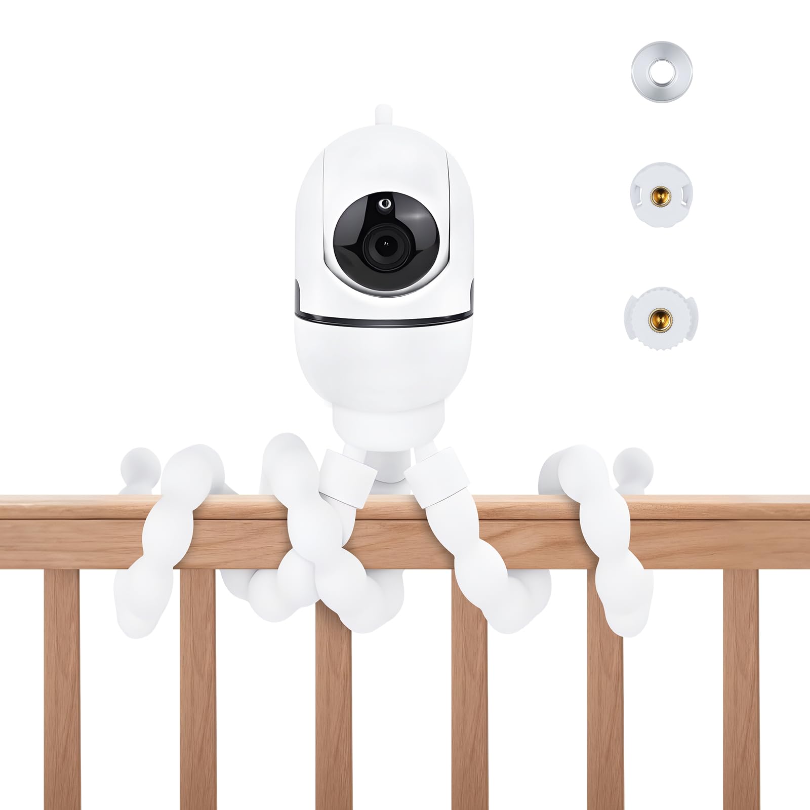 Upgraded Baby Monitor Mount - 7.8'' Adjustable Tripod Baby Camera Mount for HelloBaby HB65/HB40/HB6550/HB66/ HB6339/HB6550 Pro, ANMEATE SM935E,