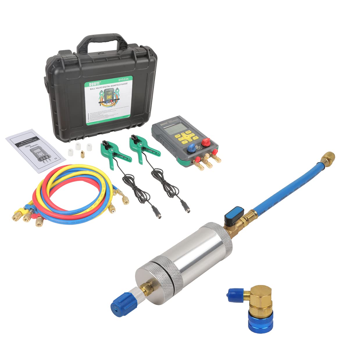 Digital HVAC Manifold Gauge Set Car Automotive Refrigerant