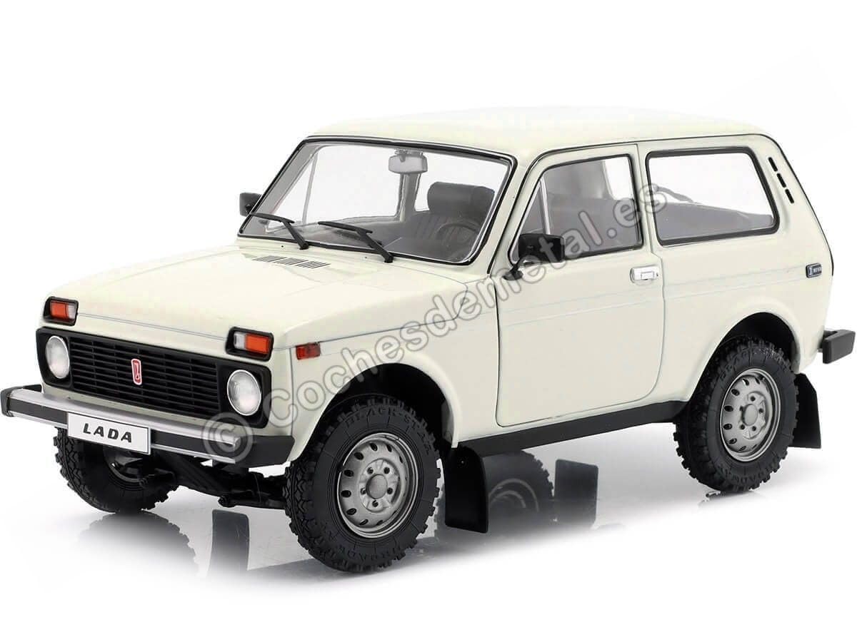 solido S1807301 1:18 1980 Lada Niva-Cream White Collectible